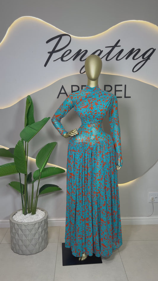 The Lindiwe Dress Blue