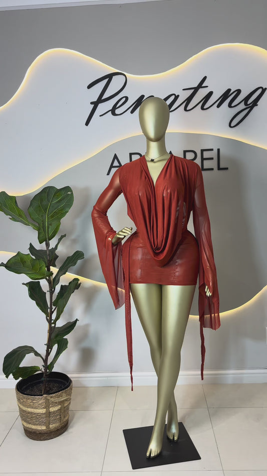 Ayanda Dark Orange dress