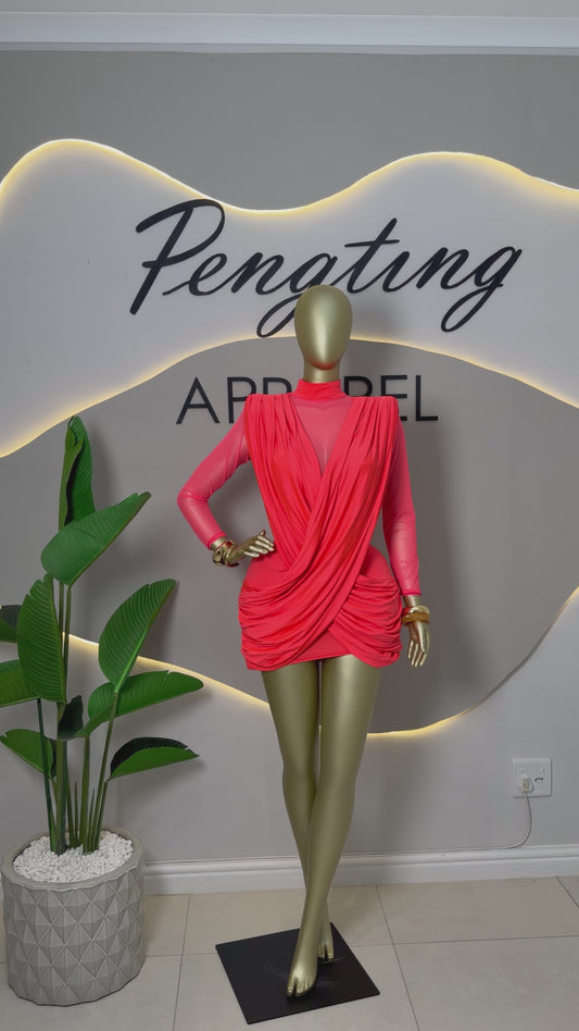 Mihlali Orange Dress