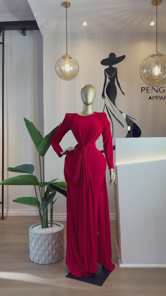 The Nala Dress Red