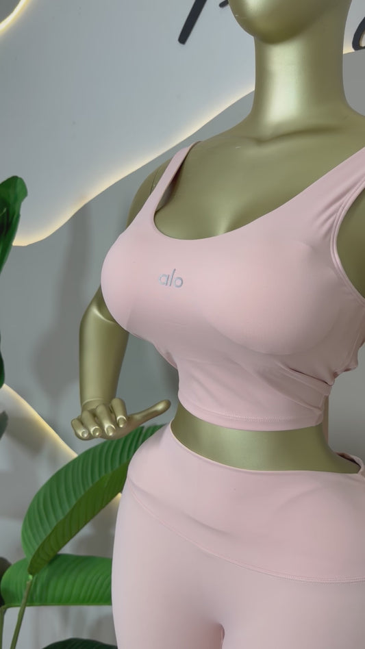 Alo Goddess Set Pink