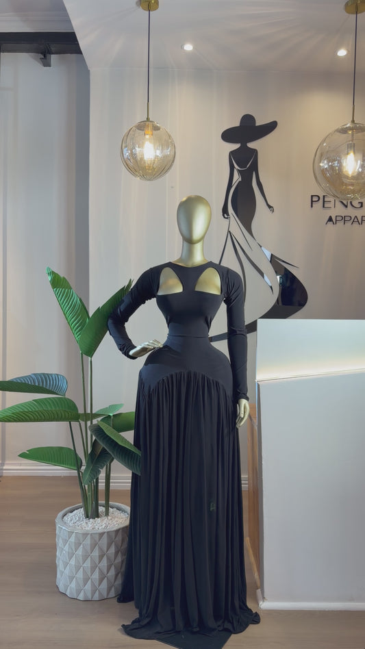 Pengting Signature Dress Black