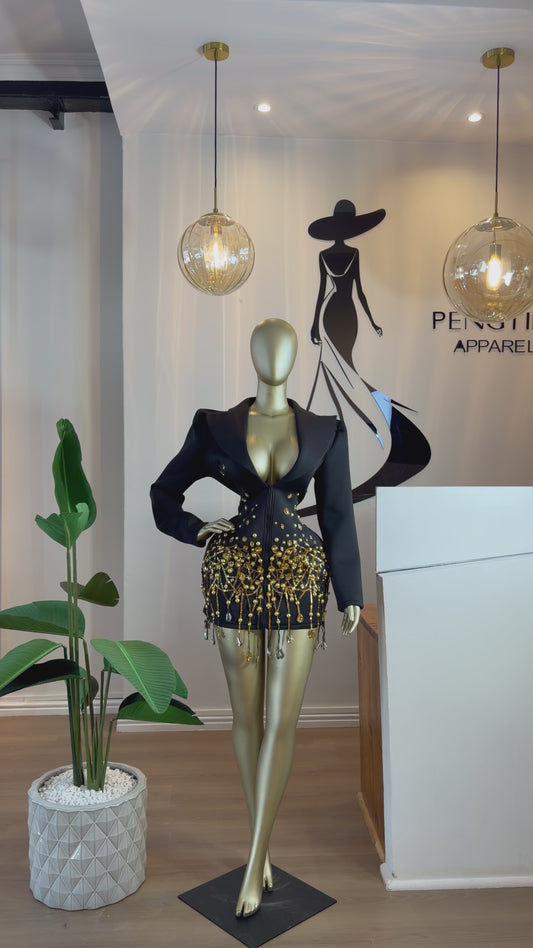 Blazer Dress Black