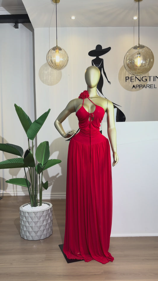 Red velvet Dress