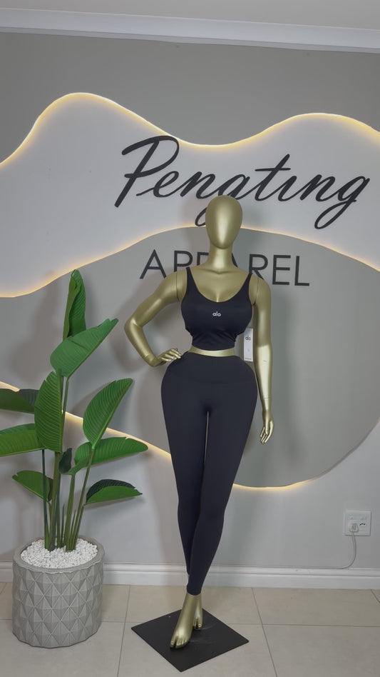 Alo Goddess Black Set