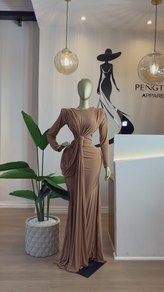 The Nala Dress Brown
