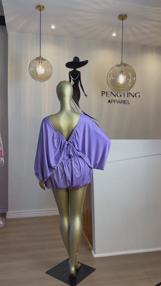 Cape Mini Dress